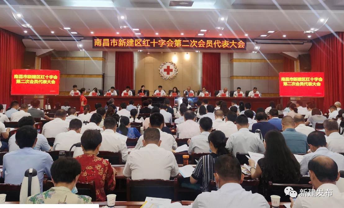 祝贺！新建区红十字会第二次会员代表大会胜利召开！